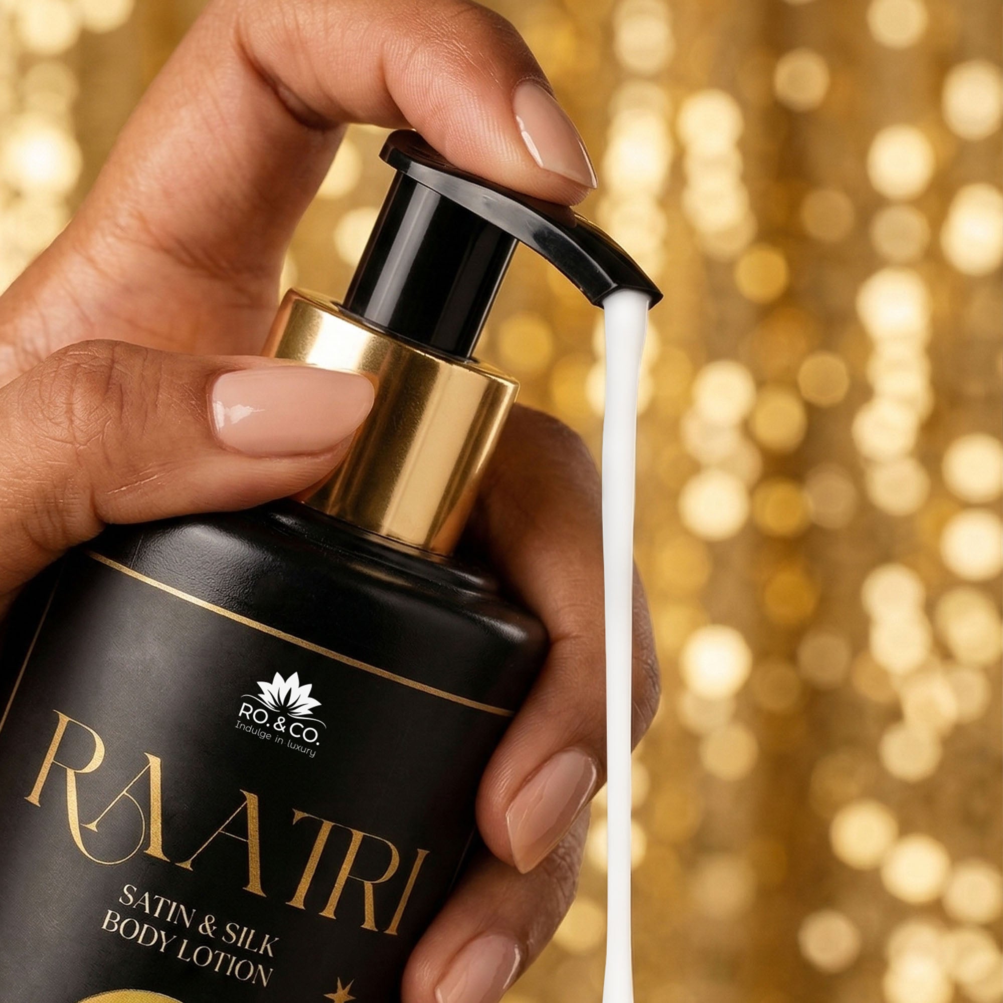 Raatri - Satin and Silk Body Lotion