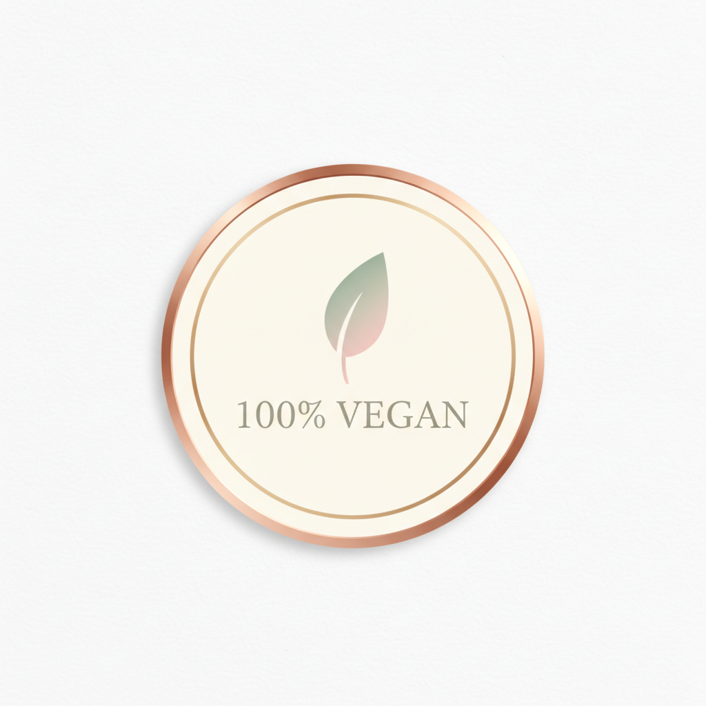 100% Vegan Badge