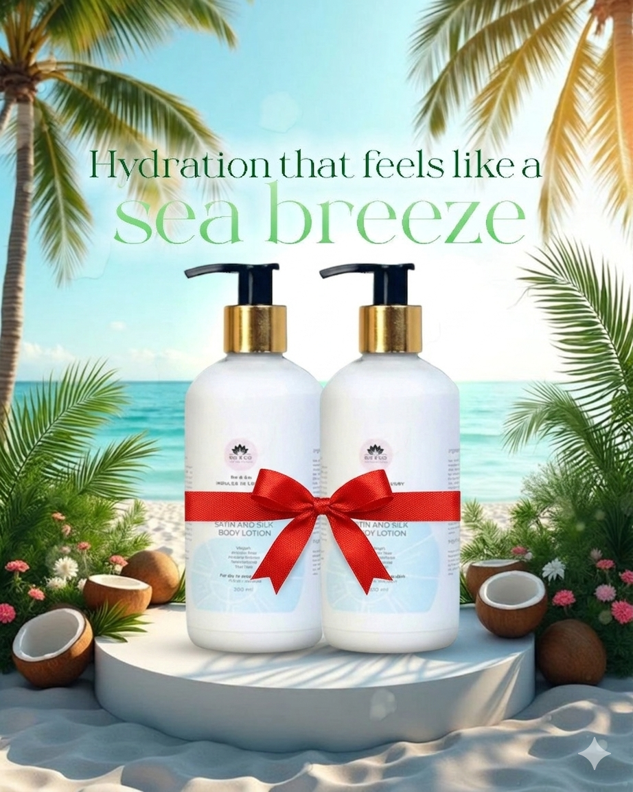 Pack of 2 Mandala Mist- Satin and Silk Body Lotion