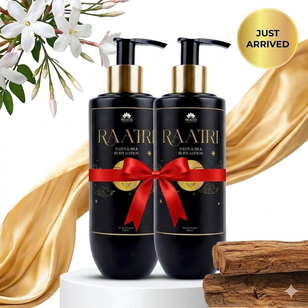 Pack of 2 - Raatri Satin and Silk Body Lotion