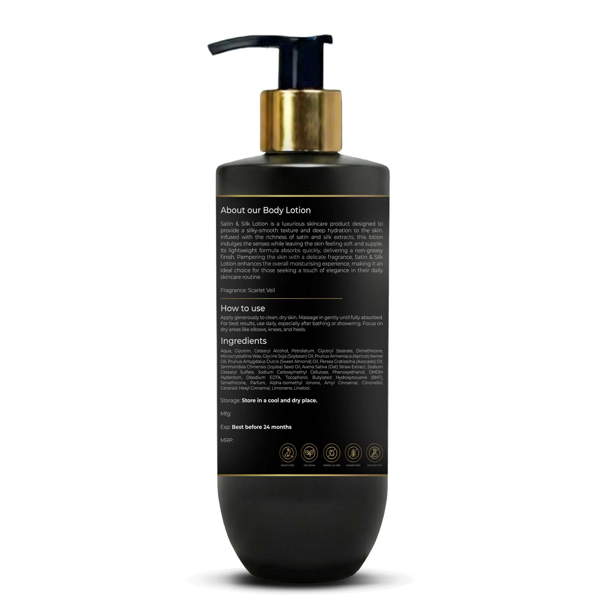 Raatri - Satin and Silk Body Lotion