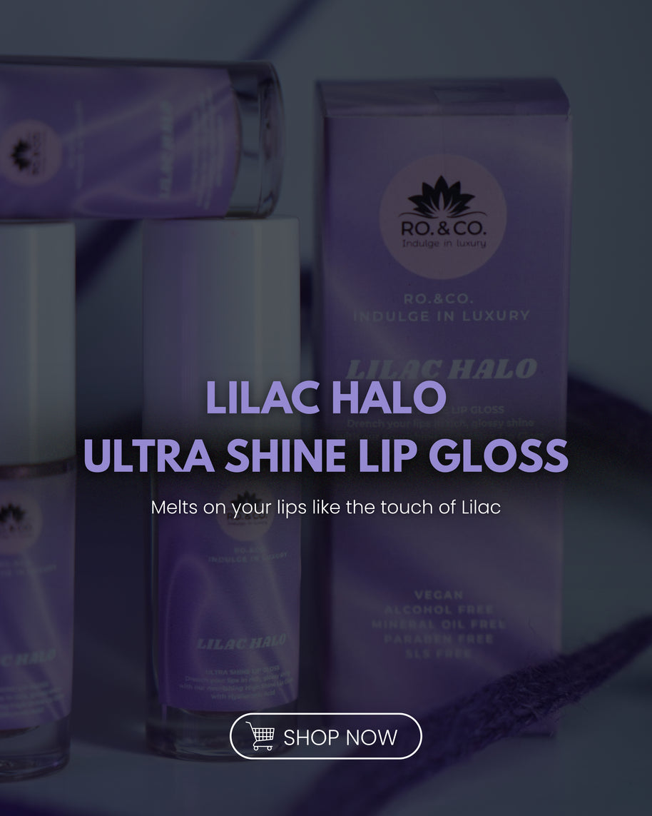 Lilac Halo Lip Gloss- Ultra Shine Lip Gloss with Hyaluronic Acid