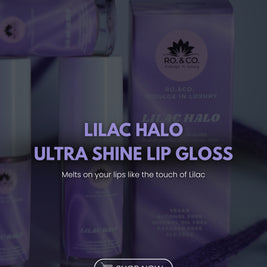 Lilac Halo Lip Gloss- Ultra Shine Lip Gloss with Hyaluronic Acid