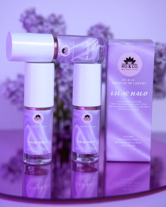 Lilac Halo Lip Gloss- Ultra Shine Lip Gloss with Hyaluronic Acid