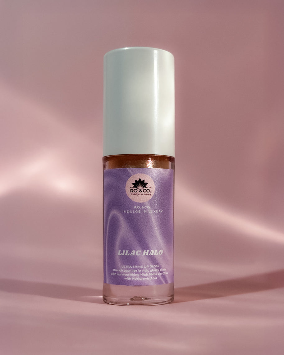 Lilac Halo Lip Gloss- Ultra Shine Lip Gloss with Hyaluronic Acid