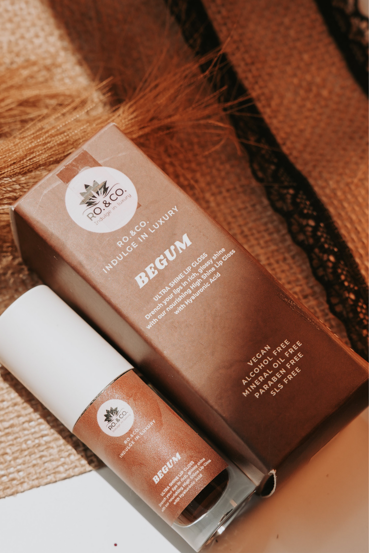 Begum Lip Gloss- Ultra Shine Lip Gloss with Hyaluronic Acid
