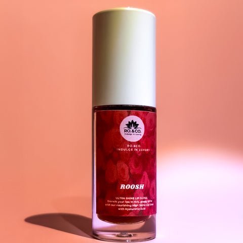 Roosh Lip Gloss- Ultra Shine Lip Gloss with Hyaluronic Acid