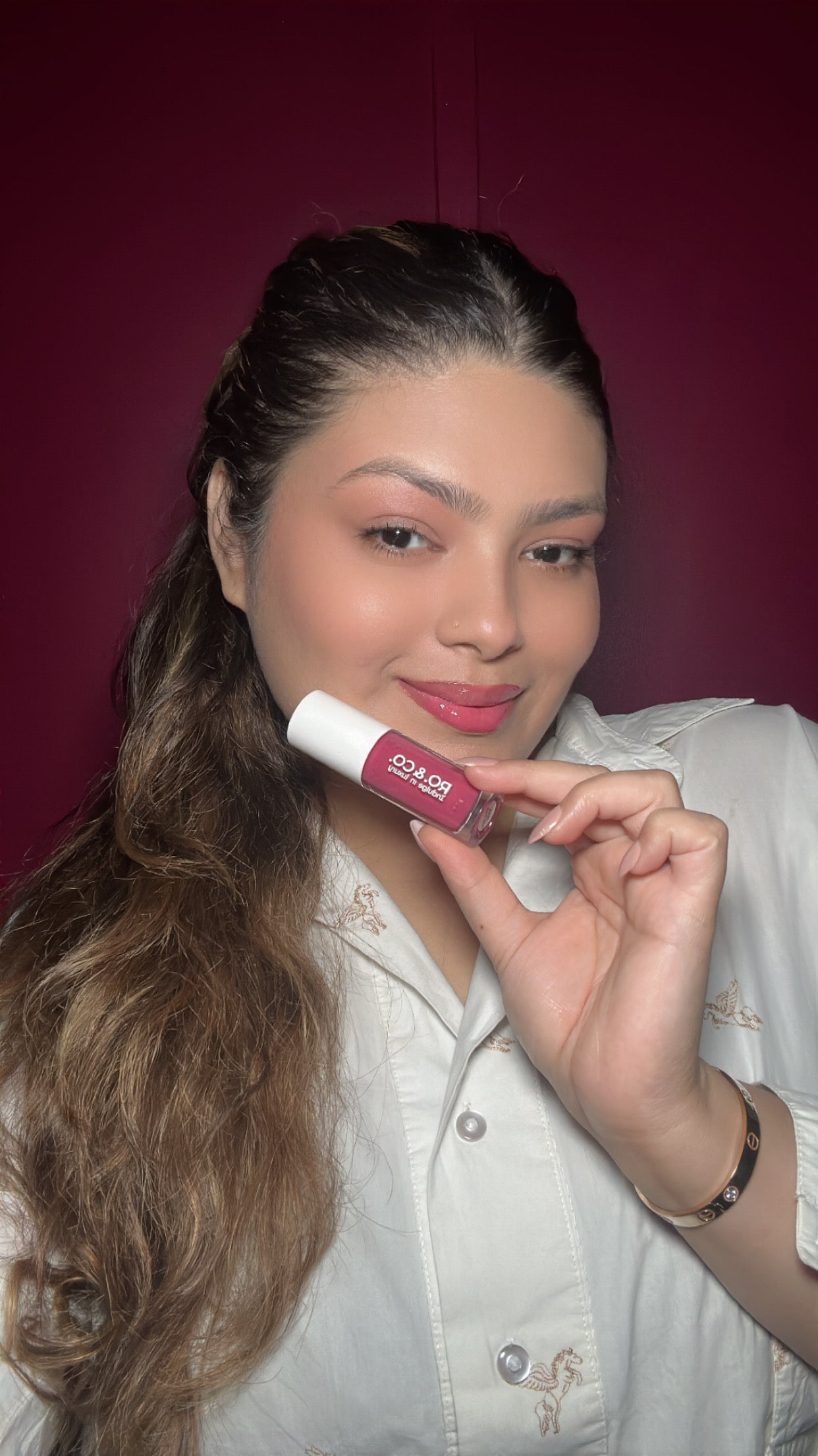 Pink Nectar Ultra Shine Lip Gloss with Hyaluronic Acid