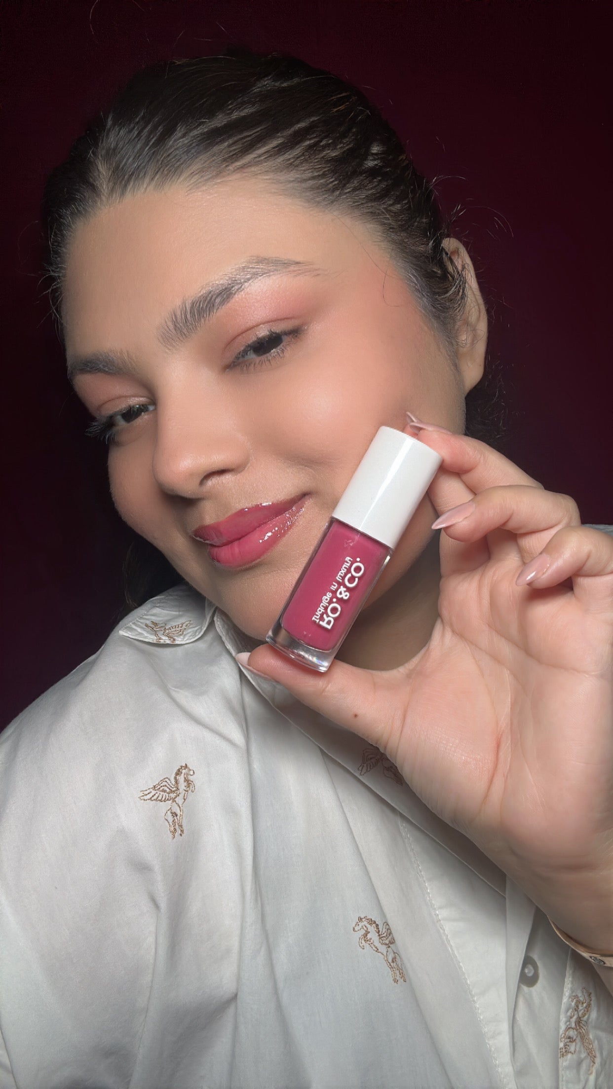 Pink Nectar Ultra Shine Lip Gloss with Hyaluronic Acid